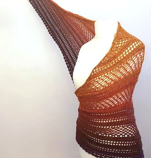 Häkelanleitung Dreieckstuch Lufthauch