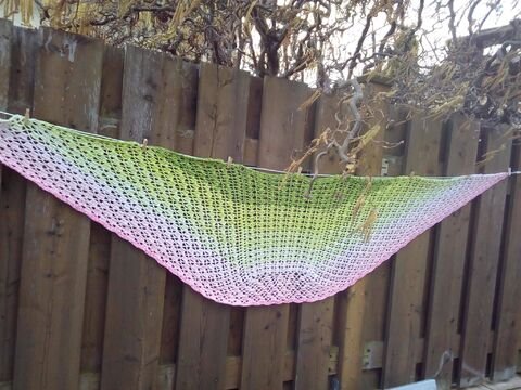 Häkeltuch/Tuchschal "Ostara"