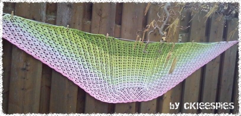 Häkeltuch/Tuchschal "Ostara" - Bild 6