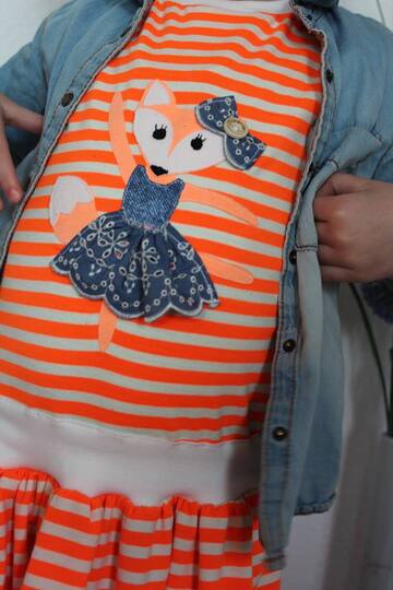 Applikationsvorlage Ballerina "Fiona Fox"