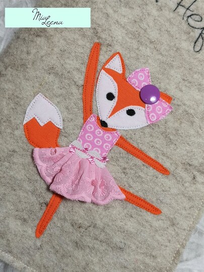 Applikationsvorlage Ballerina "Fiona Fox"