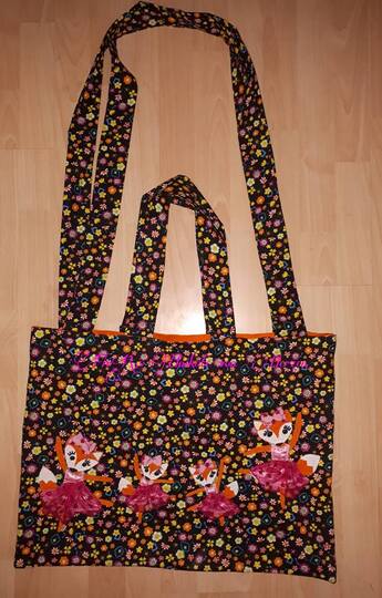 Applikationsvorlage Ballerina "Fiona Fox"