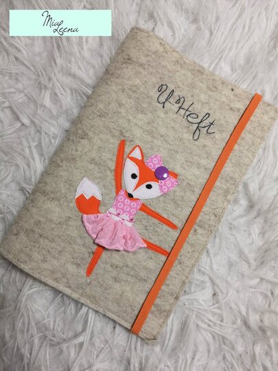 Applikationsvorlage Ballerina "Fiona Fox"