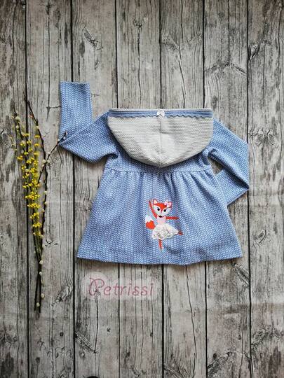 Applikationsvorlage Ballerina "Fiona Fox"