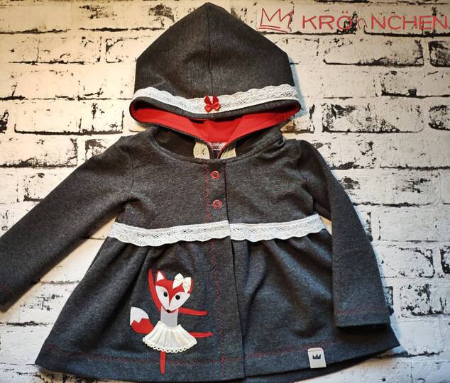 Applikationsvorlage Ballerina "Fiona Fox"