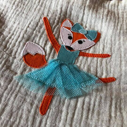 Applikationsvorlage Ballerina "Fiona Fox"