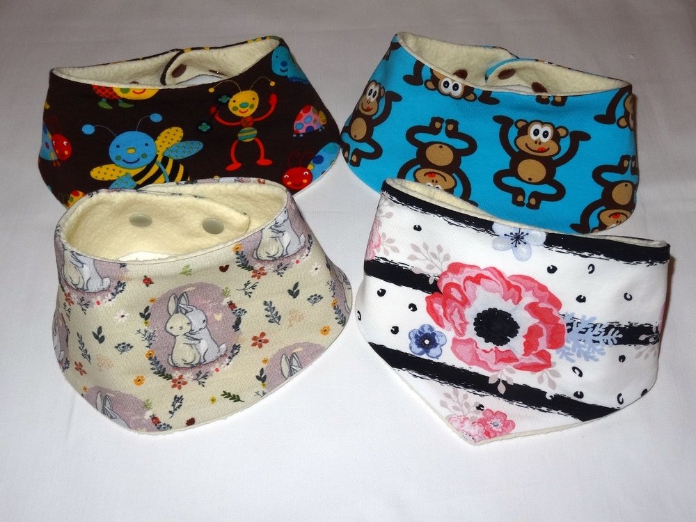 schnelles Halstuch nähen 2 Varianten und 3 Größen