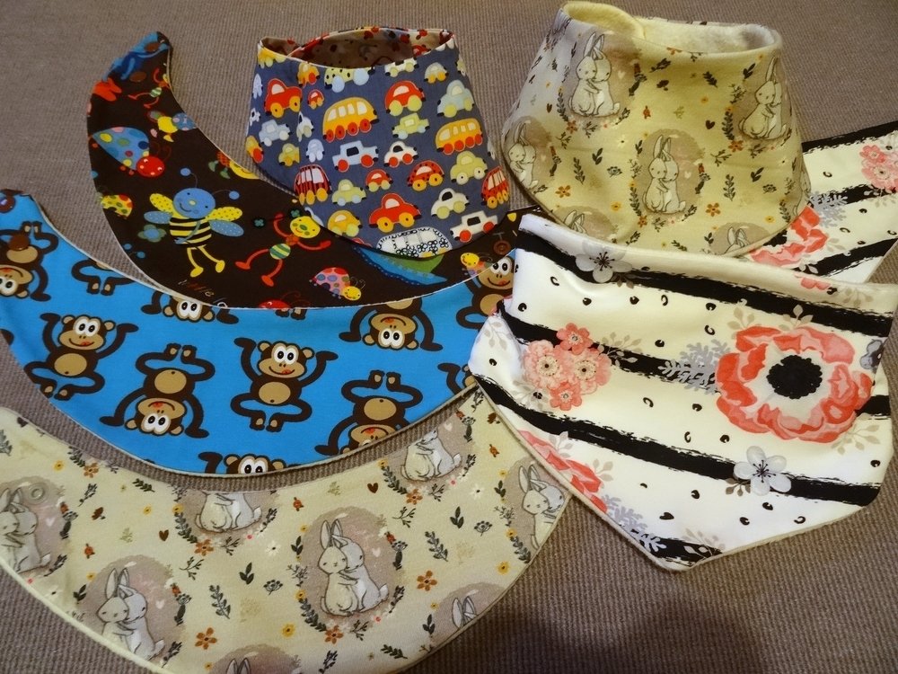 schnelles Halstuch nähen 2 Varianten und 3 Größen - Bild 8