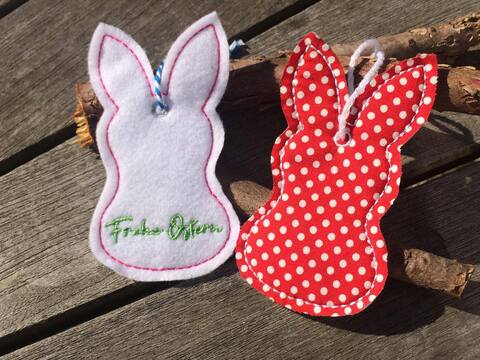 "Frohe Ostern" Stickdatei ITH 10x10