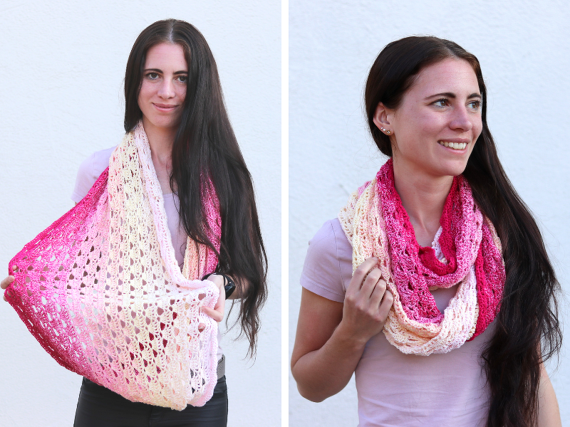 Loop "Blütentraum" Häkelanleitung