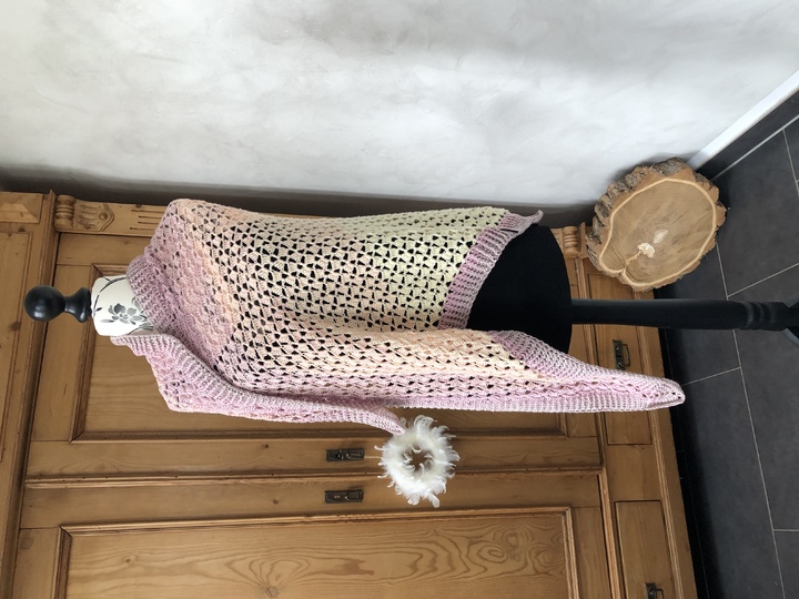 Häkelanleitung Dreieckstuch "Frühlingstanz"