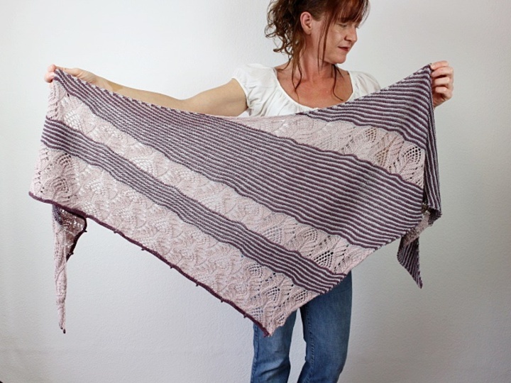 Strickanleitung Tuch "Sugar"