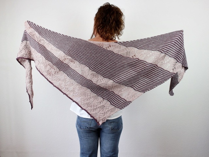 Strickanleitung Tuch "Sugar"