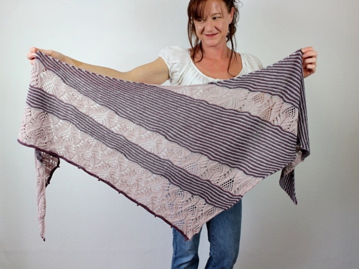 Strickanleitung Tuch "Sugar"