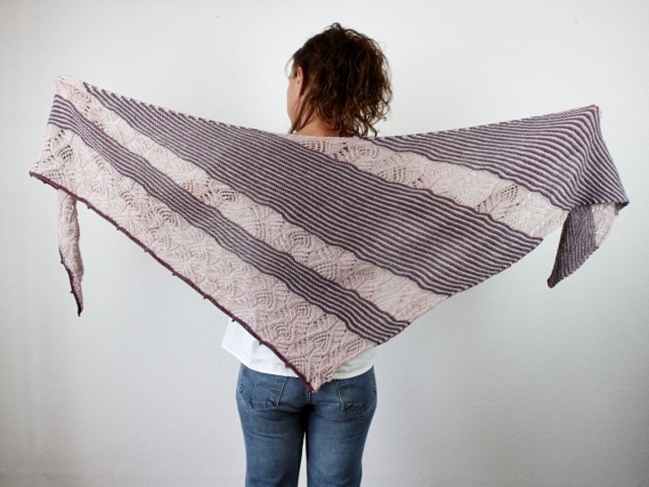 Strickanleitung Tuch "Sugar"