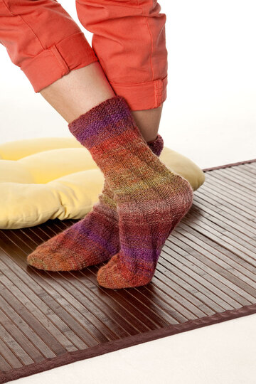 Socken: Paradiesvogel