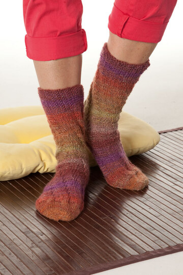 Socken: Paradiesvogel