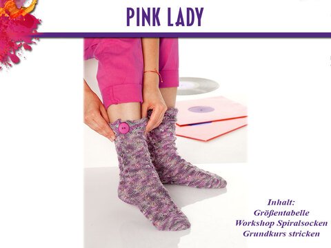 Socken: Pink Lady