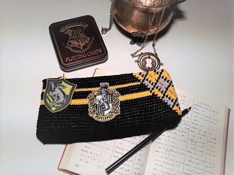 Federmäppchen mit Accessoires in Tapestry Technik für Harry Potter Fans II