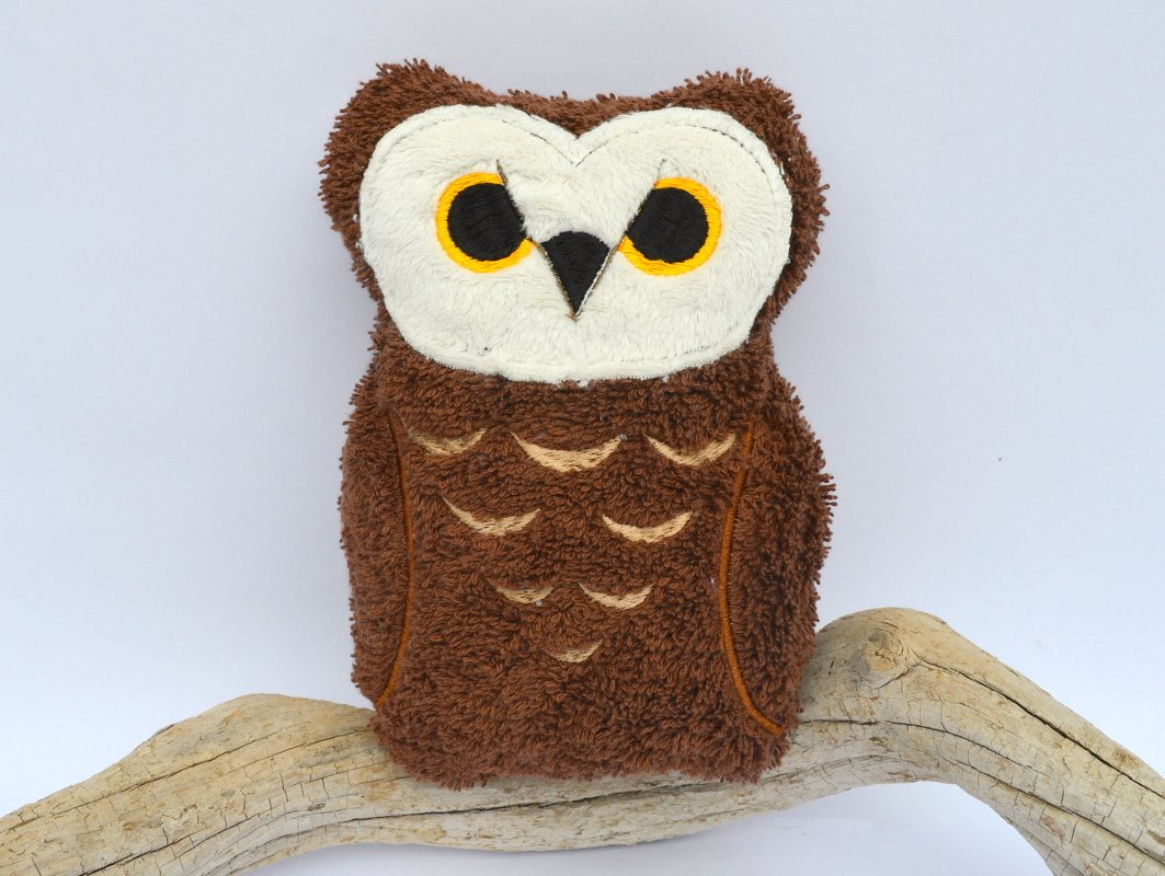 Kauz ITH Stickdatei Käuzchen 3erlei 13x18cm