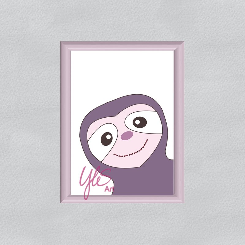 Faultier Poster zum Ausdrucken, 3 Größen - Bild 3