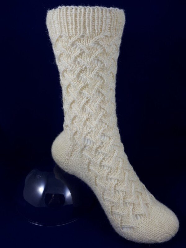 Strickanleitung Socke "ZicZac" mit Herzchenferse