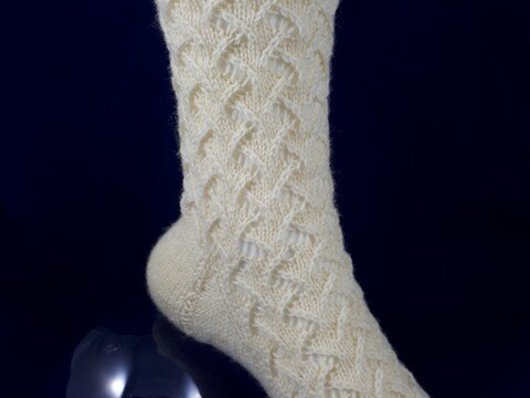 Strickanleitung Socke "ZicZac" mit Herzchenferse