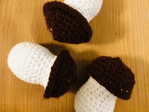 Häkelanleitung Pilz Champignon