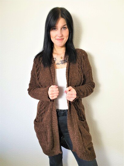 145 Strickanleitung Cardigan Strickjacke 3