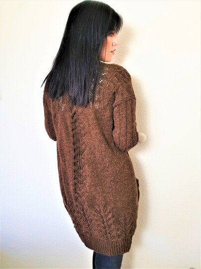 145 Strickanleitung Cardigan Strickjacke 3