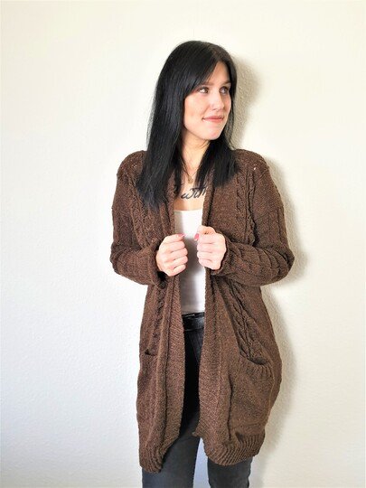 145 Strickanleitung Cardigan Strickjacke 3