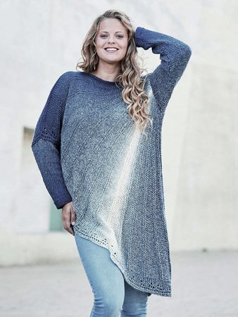 PONCHO-PULLY FÄCHER-STYLE