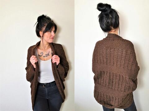 146 Häkelanleitung Seelenwärmer braunes Wunder 36/44 46/50