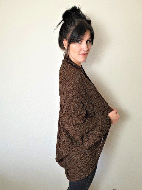 146 Häkelanleitung Seelenwärmer braunes Wunder 36/44 46/50 - Bild 2