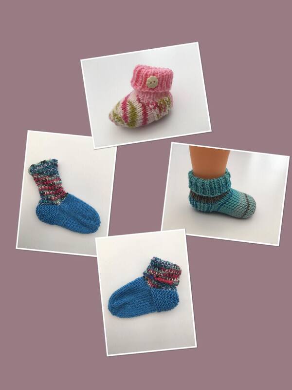 Babysöckchen ohne Ferse stricken - Bild 2