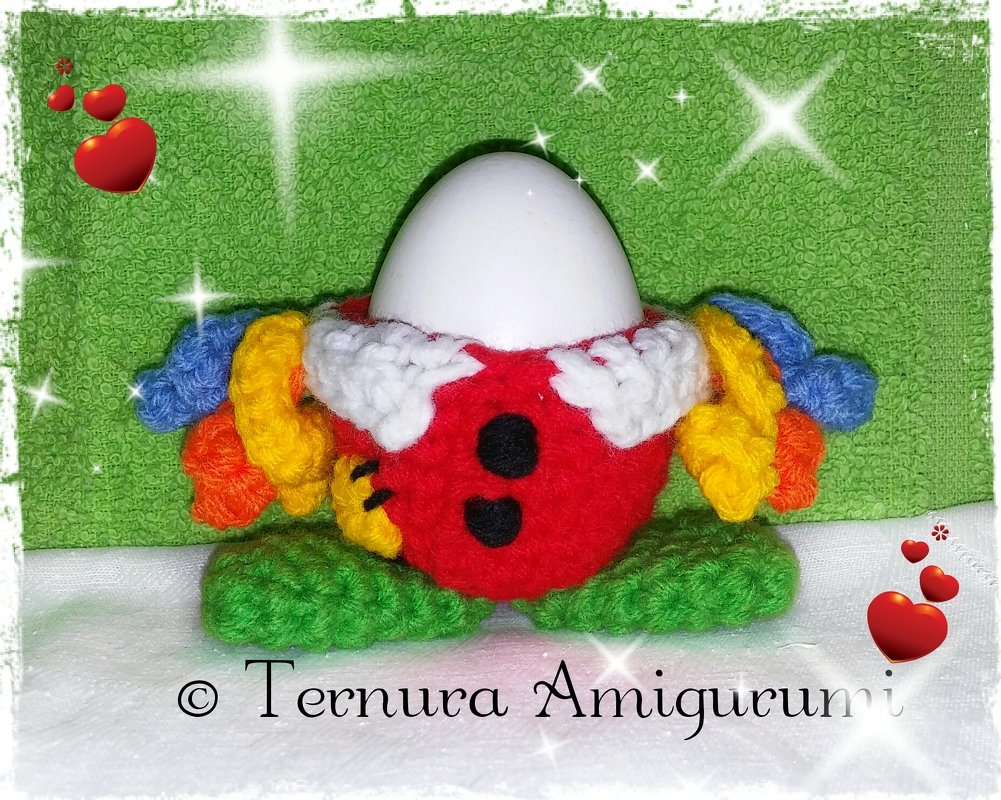 Crochet pattern of 3 egg cups, happy Easter!! 3PDF ternura amigurumi- english- deutsch- dutch - Image 8
