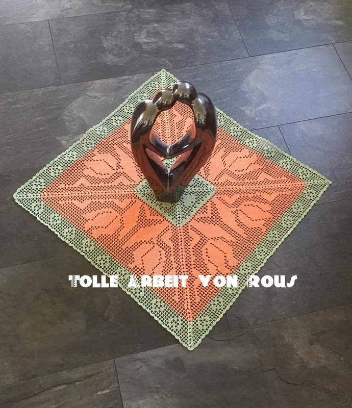 Mitteldecke "Herzliche Tulpen" - Bild 3