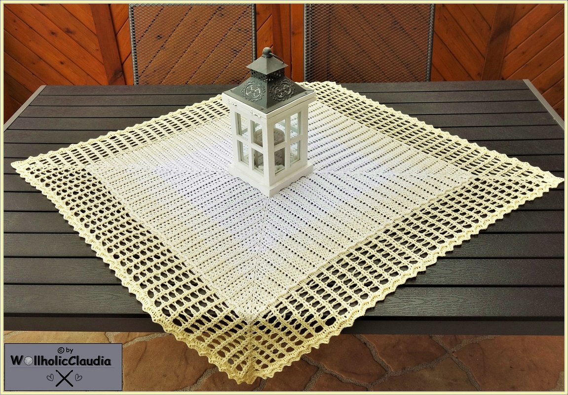 Häkelanleitung Mitteldecke "Unendlich" - Bild 4