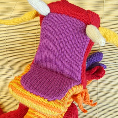 Chinese Lucky Dragon LONG-LONG, knitting pattern