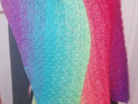 Asymmetrisches Tuch Due Pacine