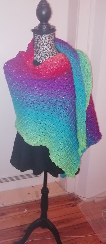 Asymmetrisches Tuch Due Pacine - Bild 4