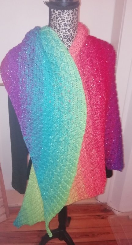 Asymmetrisches Tuch Due Pacine