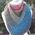 Scarf with Slip Stitch Ladders with a special yarn "Lighthouse"