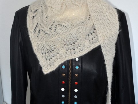 STRICKANLEITUNG HALSTUCH * DREIECKSTUCH * TRACHTEN