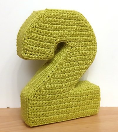 Number 2 - Crochet pattern
