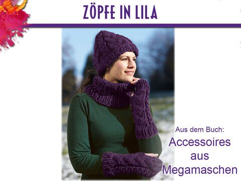 Set: Zöpfe in Lila