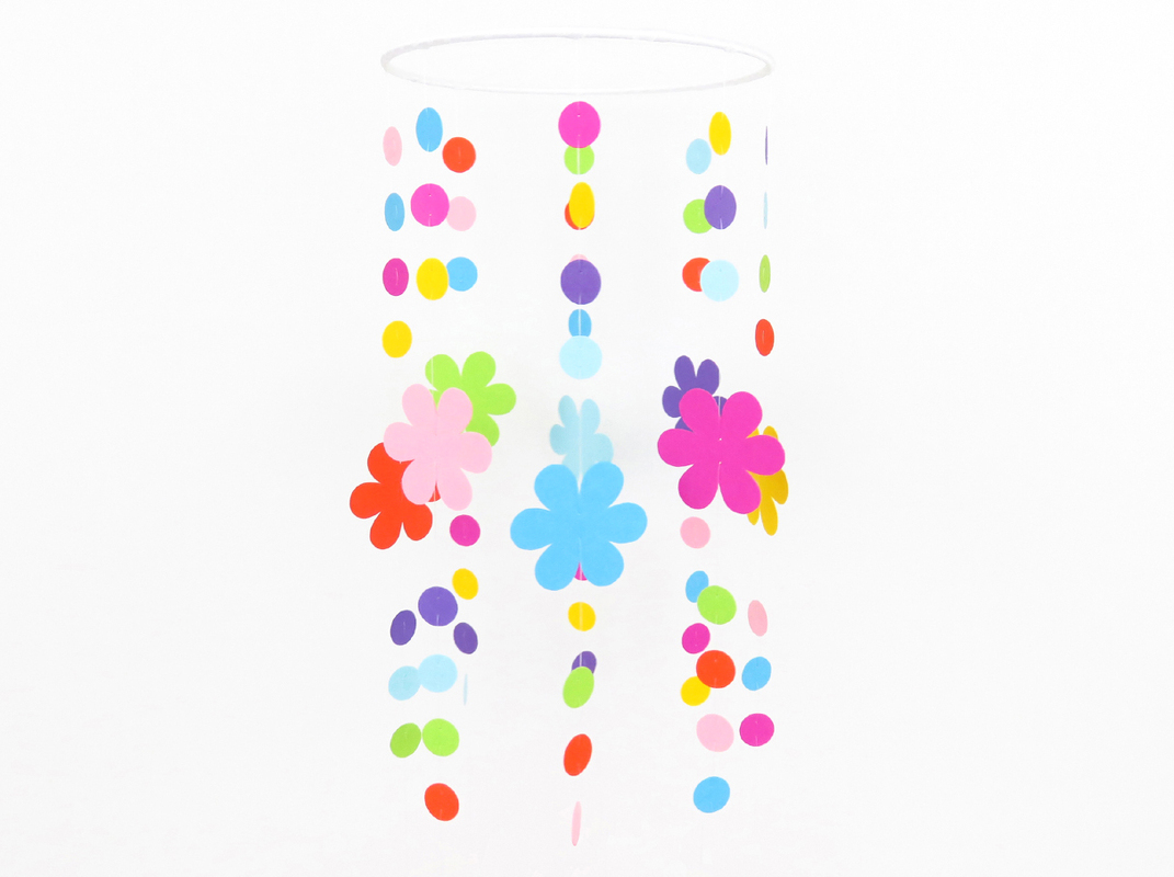 Buntes Mobile – Bastelvorlagen mit Anleitung