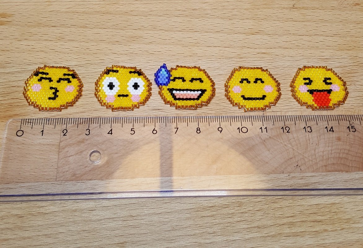 Smilie Mega Set (Nr. 1 - Nr. 11) / Anhänger / Ohrring / Charm