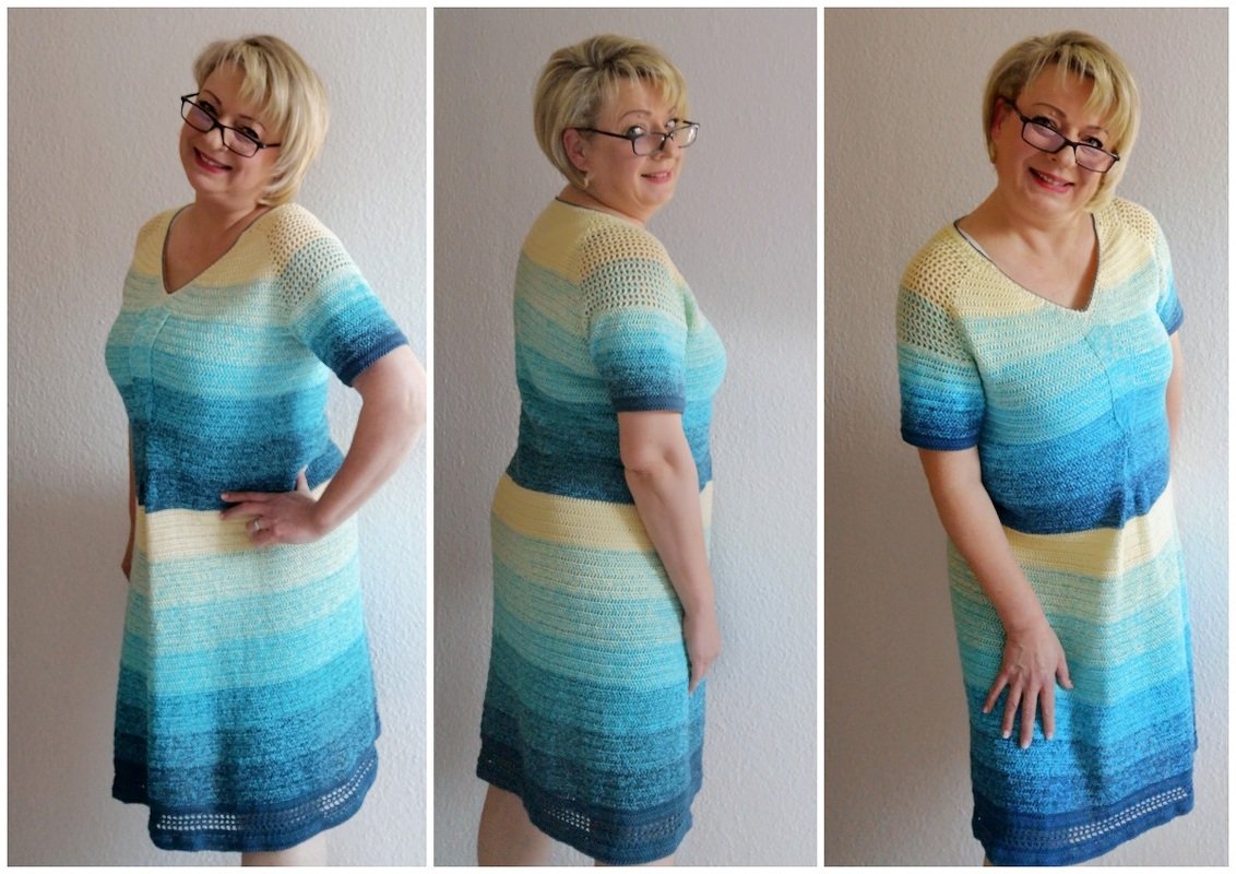 Kleid häkeln - Kleid "Calore" - Häkelanleitung PDF - Bild 2