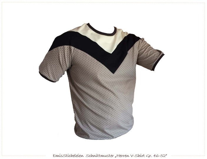 Herren V-Shirt in Größe 46-52